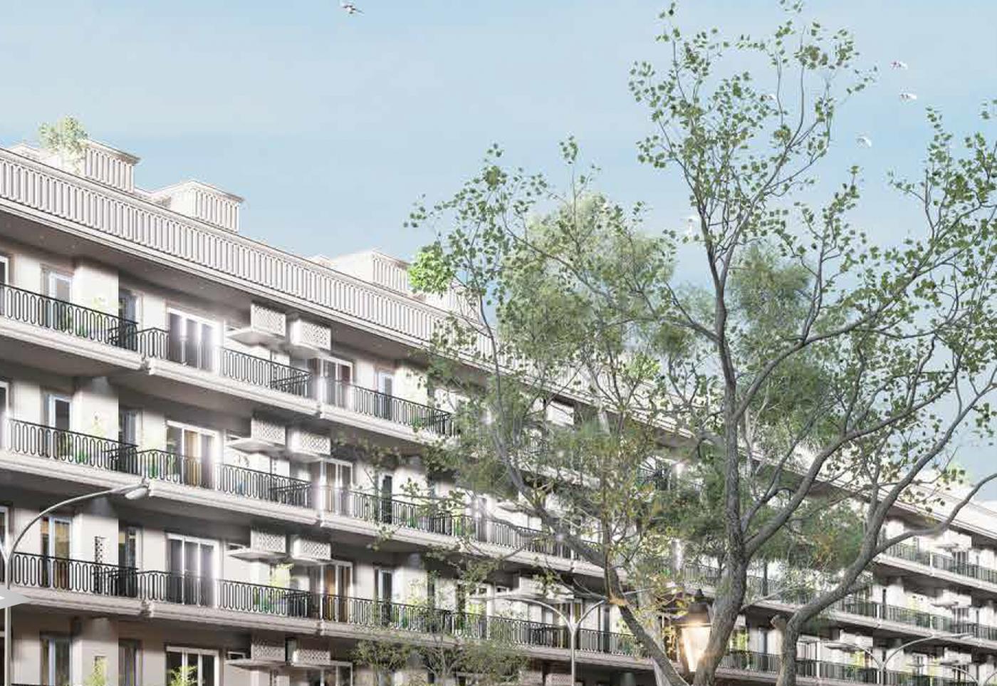 Spiti Floors low-rise blocks along a tree-lined street in Spiti Homes, Sector 99A